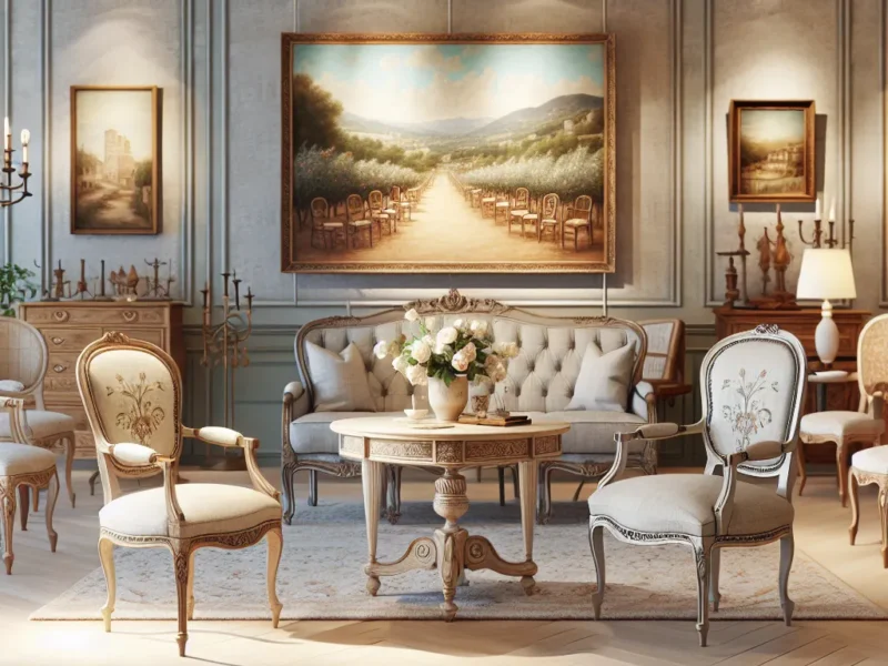 Krzesła prowansalskie odkryj francuski urok w outlet meblowym