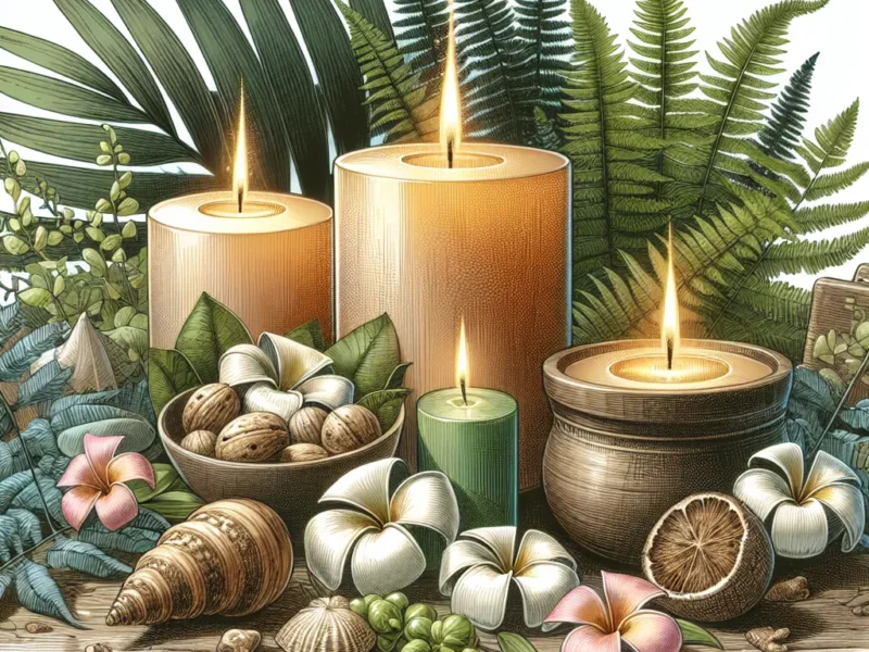 Świece sojowe harmonia natury i egzotyki
